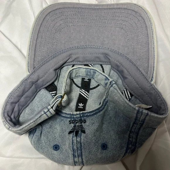 Adidas Women’s Blue and Black Trefoil Logo Hat - Picture 2 of 3